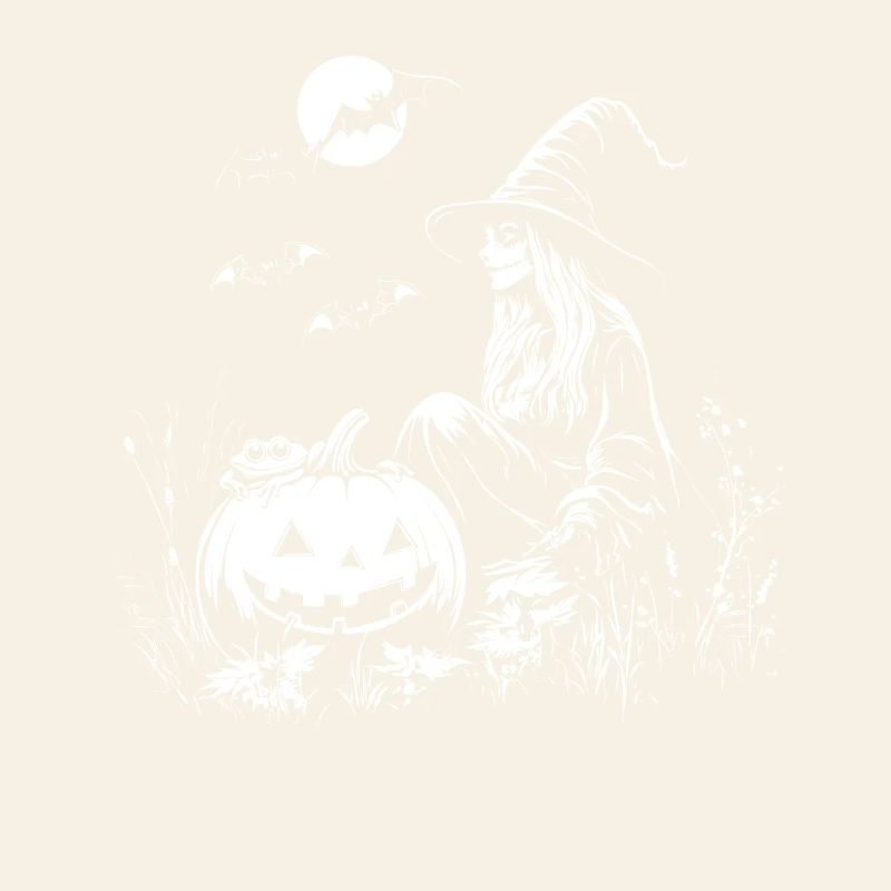 Gothic Witch Pumpkin Frog Halloween Gift