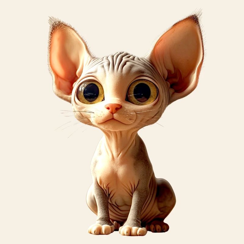 Chat Sphynx Chat Sphynx Chat Canadien Mignon Sphinx
