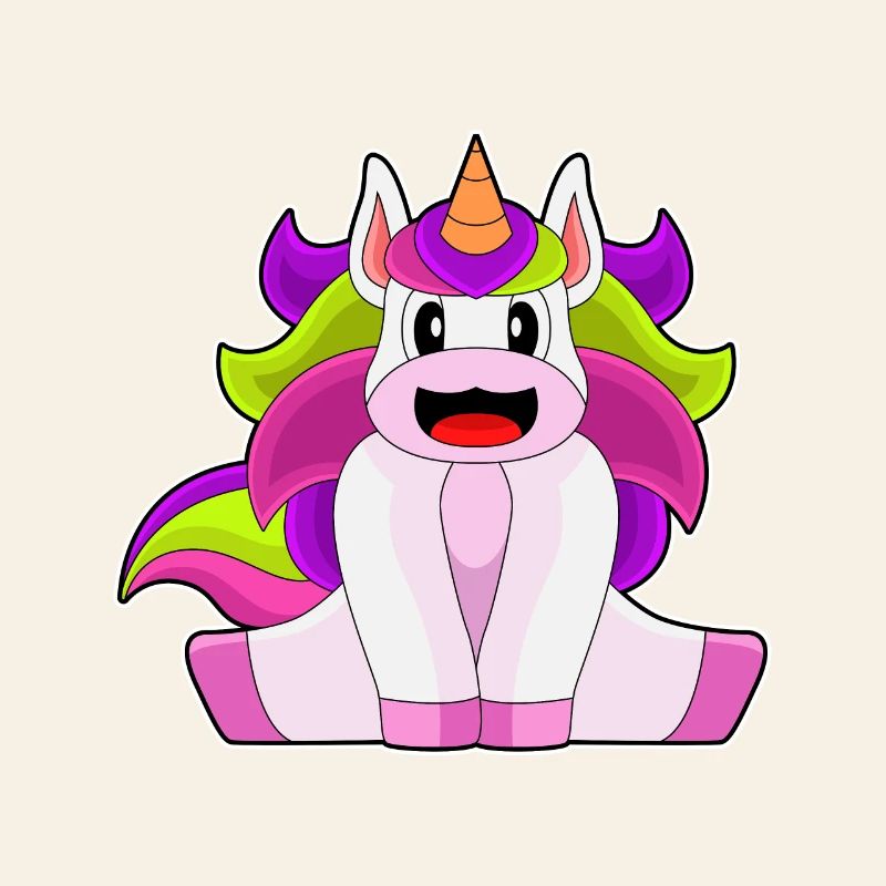 Licorne à poils longs