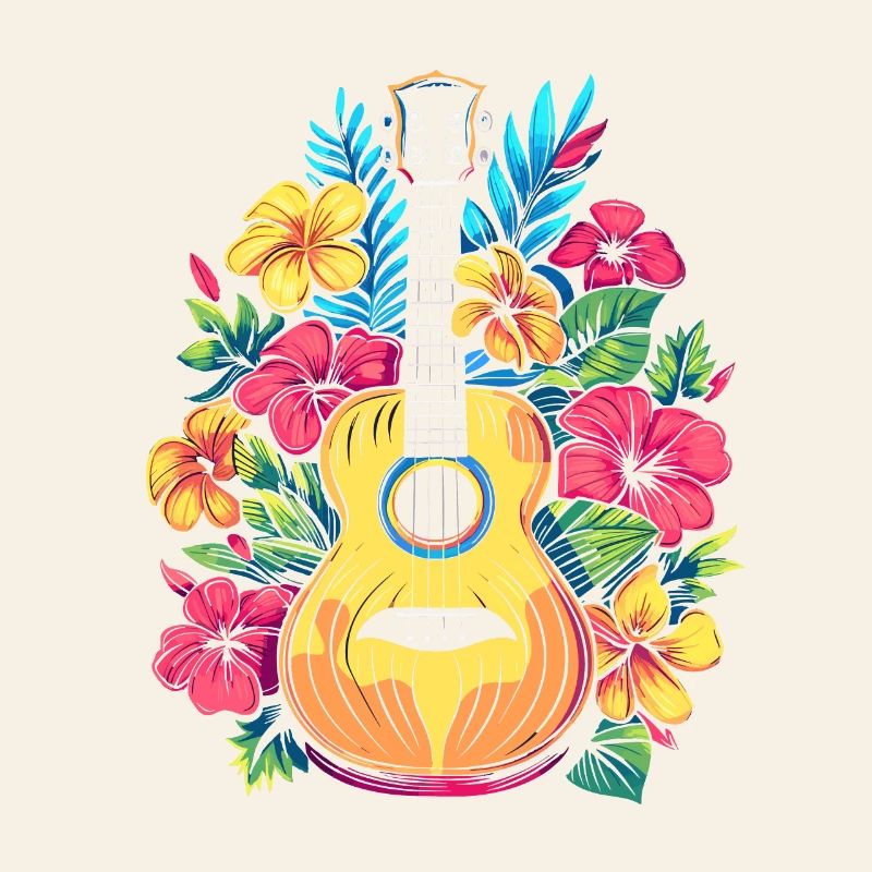Ukulele Comic Look