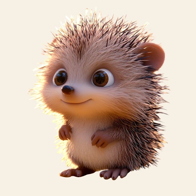 Hérisson Hérisson à ventre blanc Hérisson épineux Amour Hérisson mignon