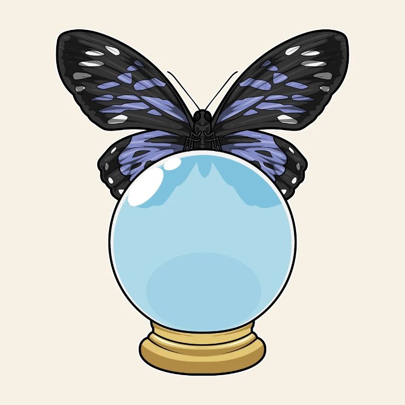 Butterfly Crystal Ball