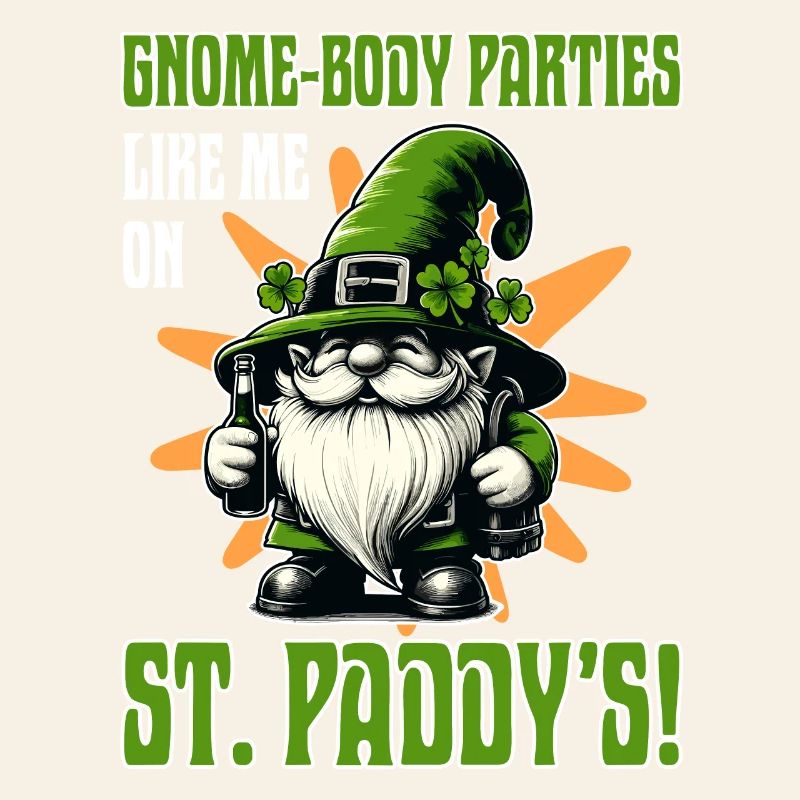 Drôle de gnome Conception de la Saint-Patrick