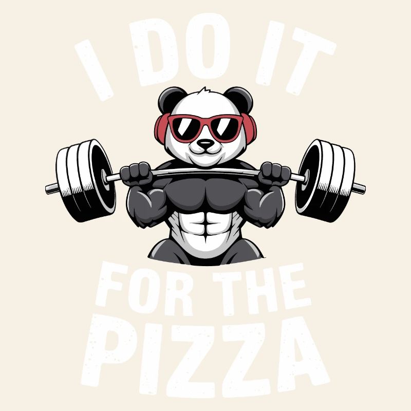 I Do It For The Pizza Barbell Bodybuilder