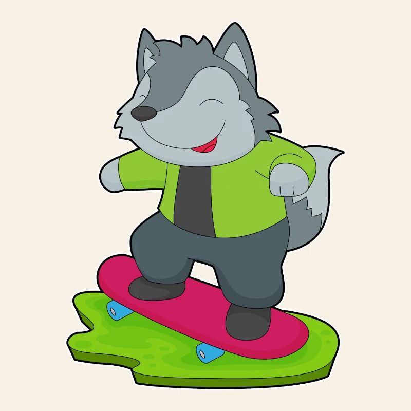 Wolf Skater Skateboard