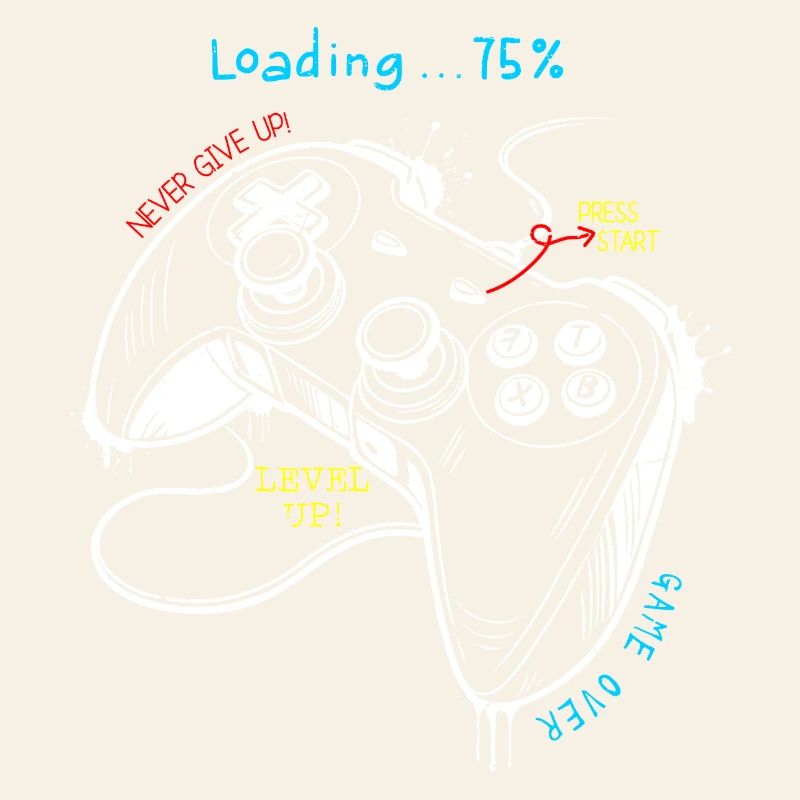 Controller-Kunst im Retro-Gaming-Stil