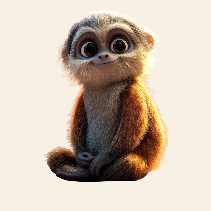 Gibbon Monkey Whitehand Gibbon Monkey Cute Lar Gibbons