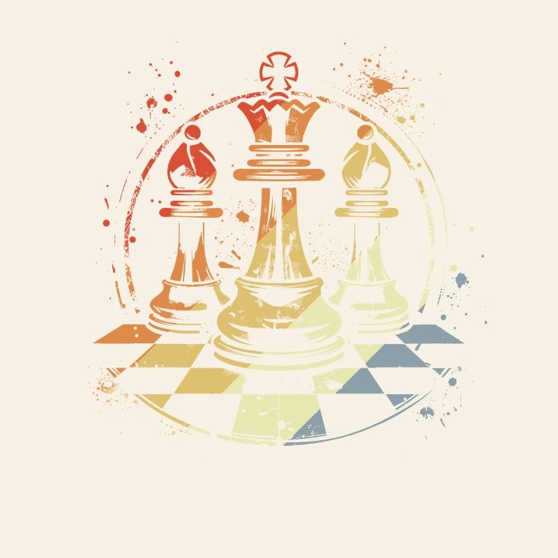 Pièces d’échecs rétro