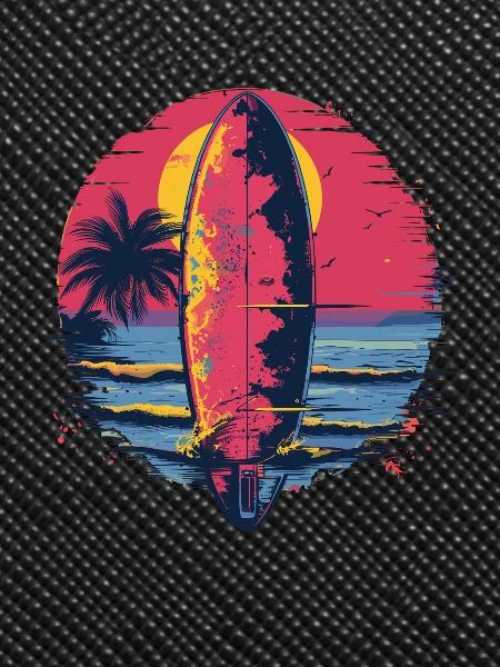 Planche de surf Synthwave