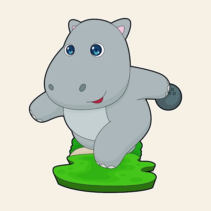 Hippo Bowling Boule de bowling