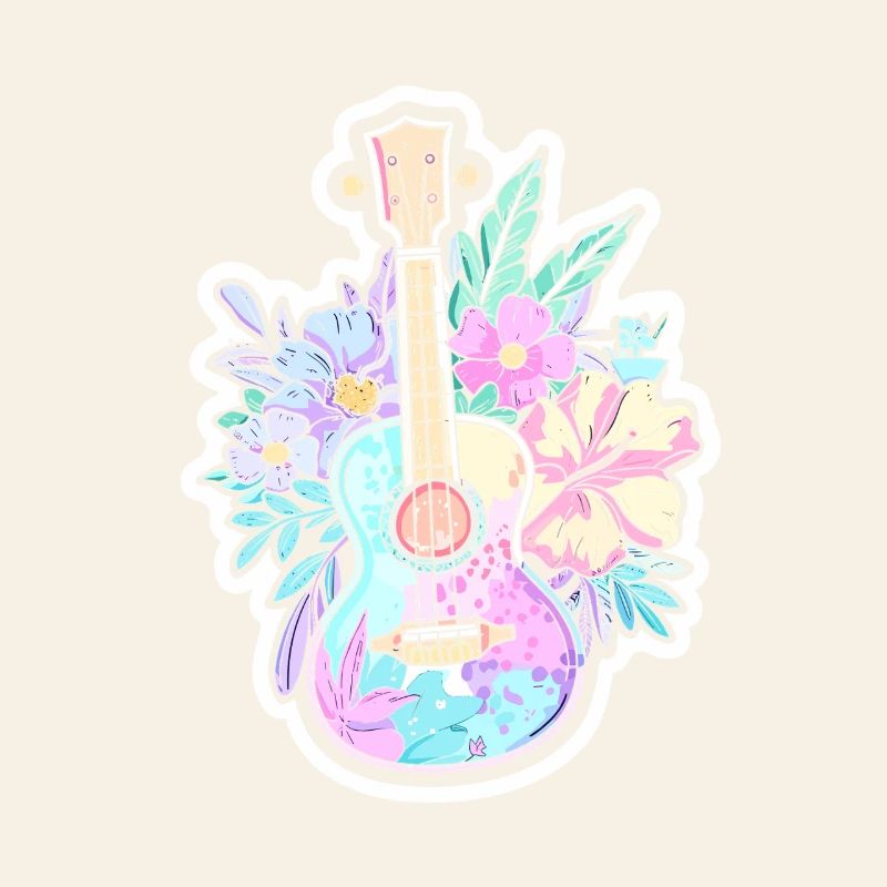 Ukulele Comic Style