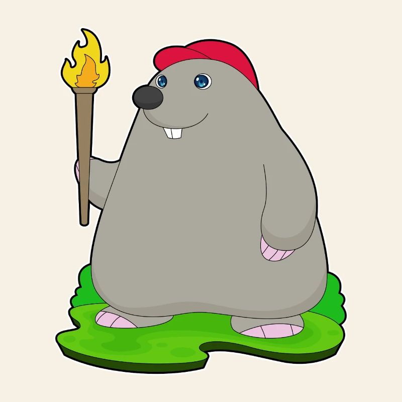Maulwurf Fackel