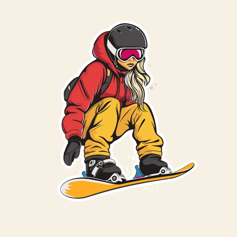 Snowboarder Graphic