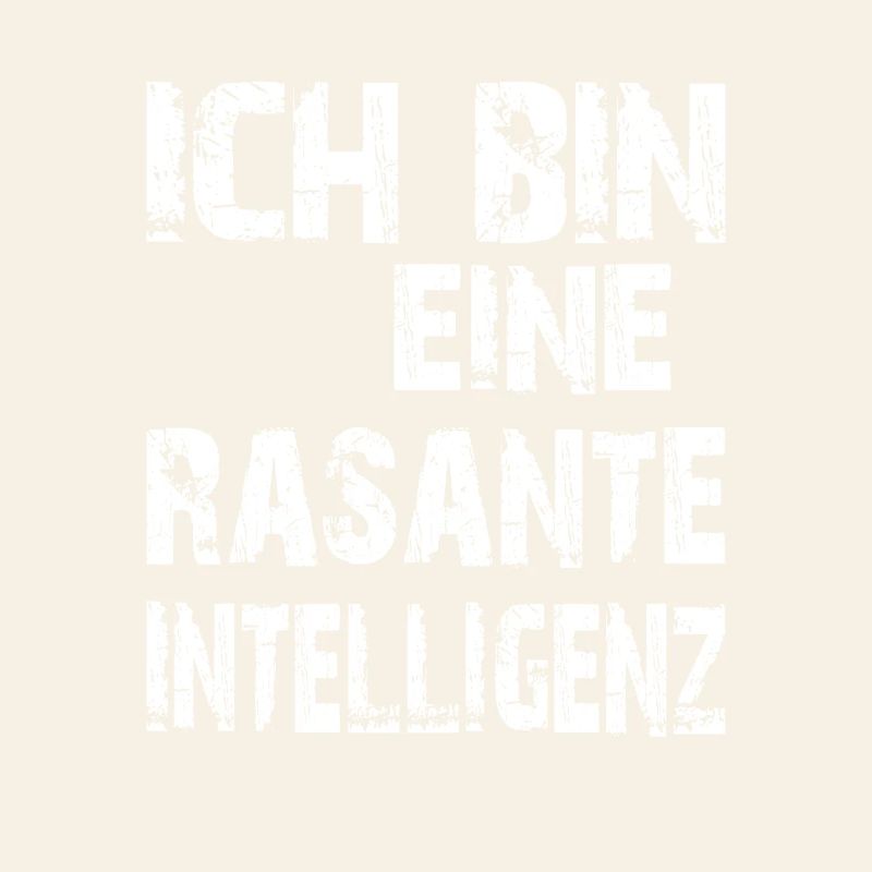 KI Spruch Ich bin eine rasante Intelligenz