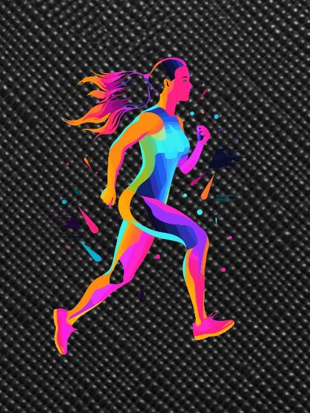Runner Girl Retrowave