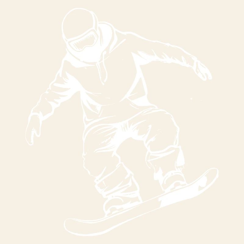 Dessin de snowboarder