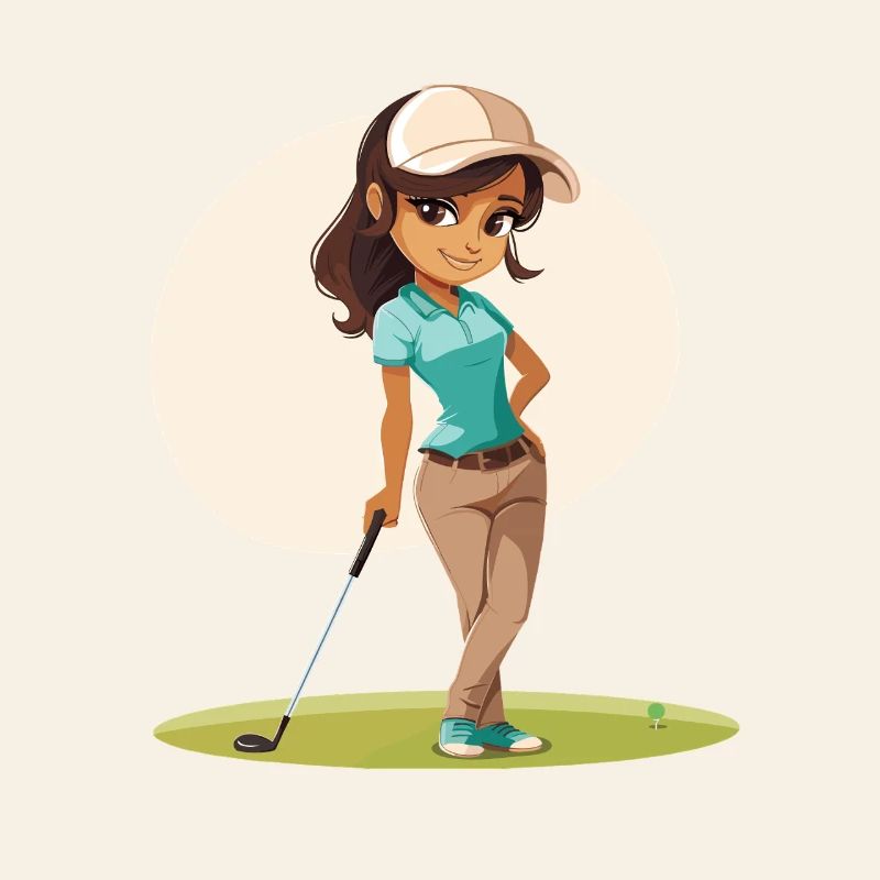 Bande dessinée golfeuse