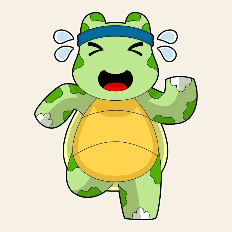 Turtle Jogger Jogging Sport