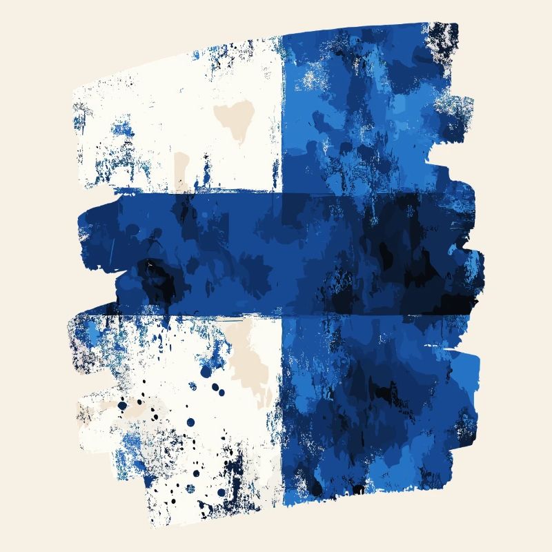 Drapeau finlandais Finlande