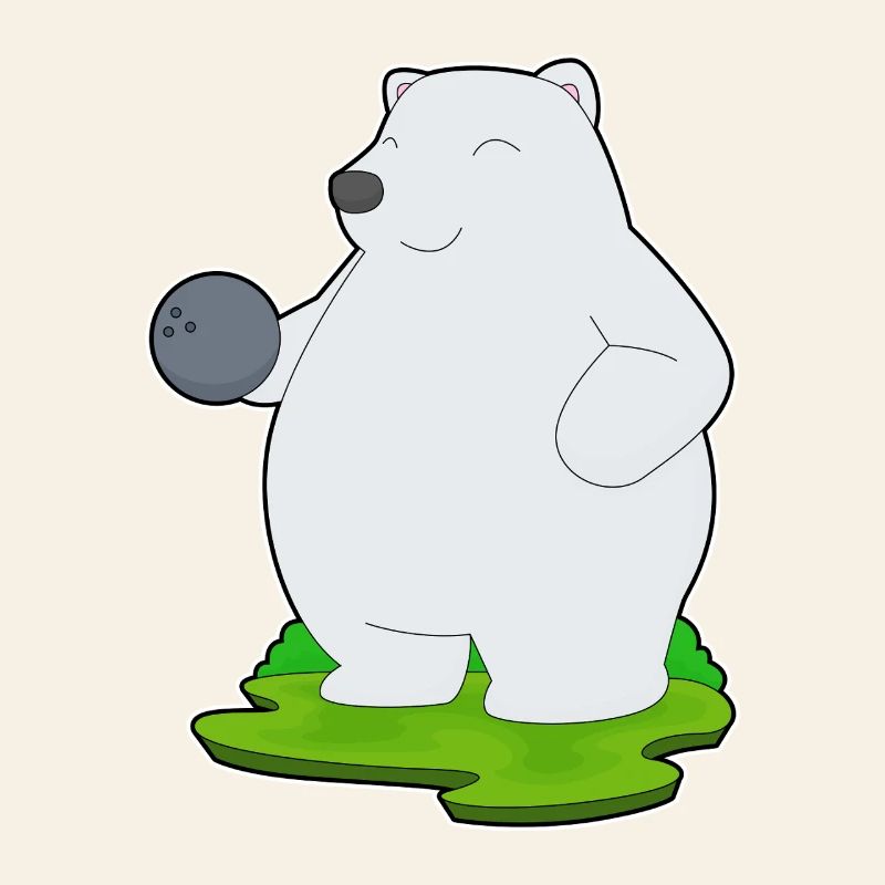 Eisbär Bowling Bowlingkugel