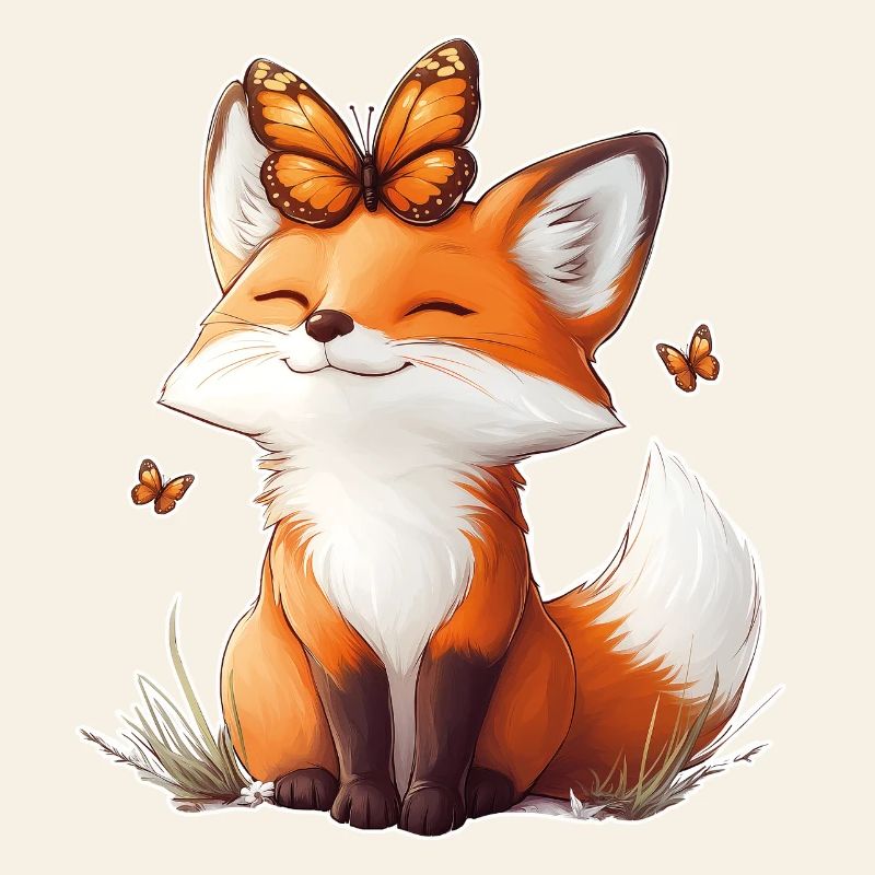 Fox and Butterfly
