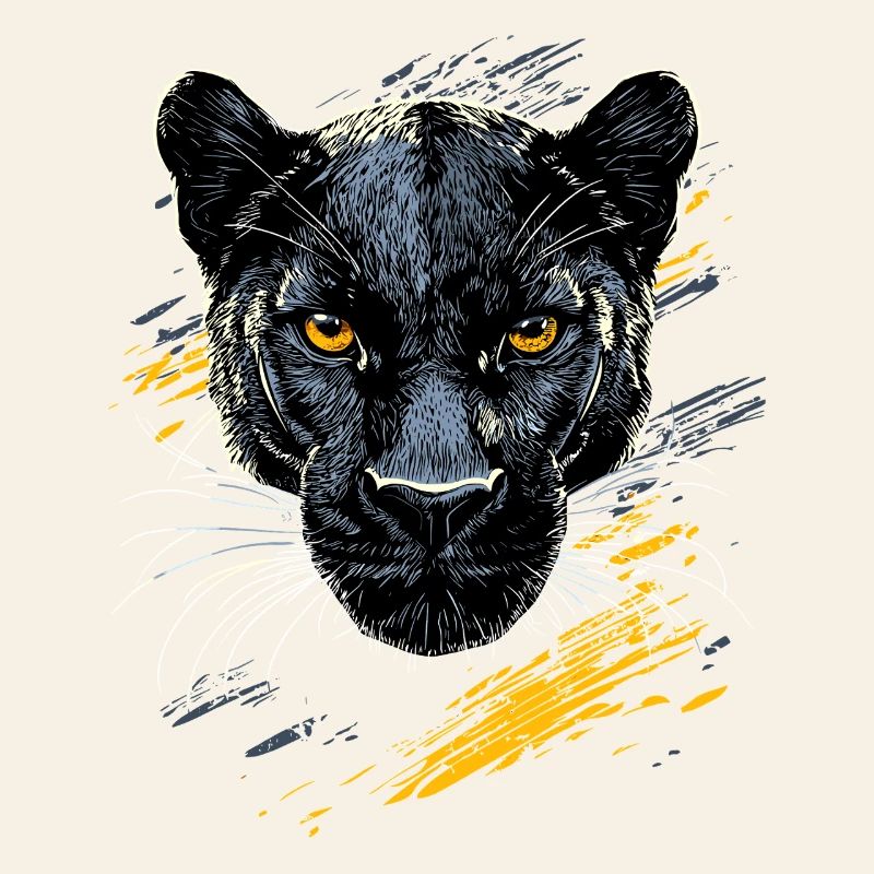 Panthère Léopard Grand Chat Mignon Gros Chat Panter