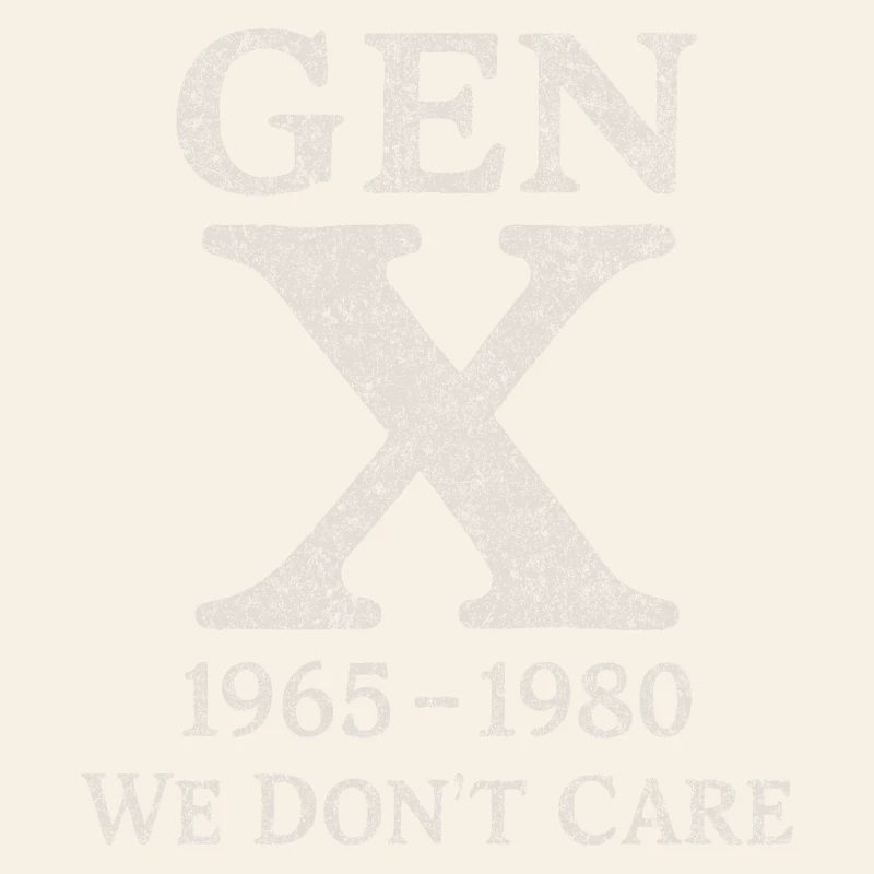 Generation X - We don't care