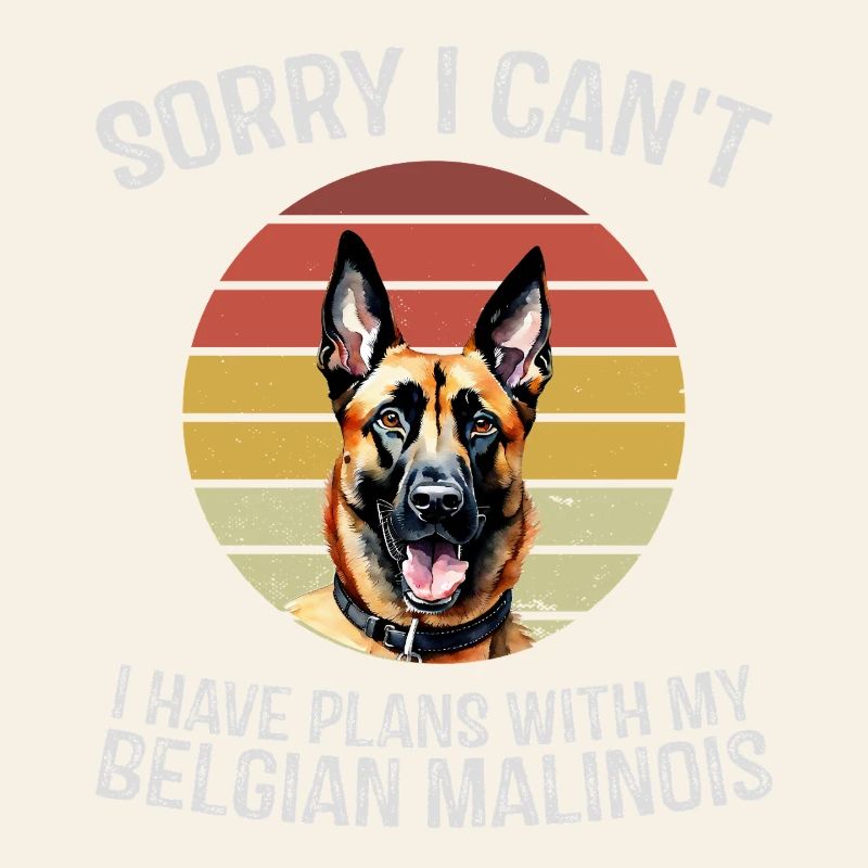 Humorous Belgian Malinois Dog Tee