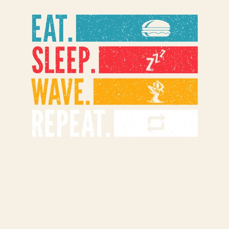 Manger dormir Wave Répéter la danse Design