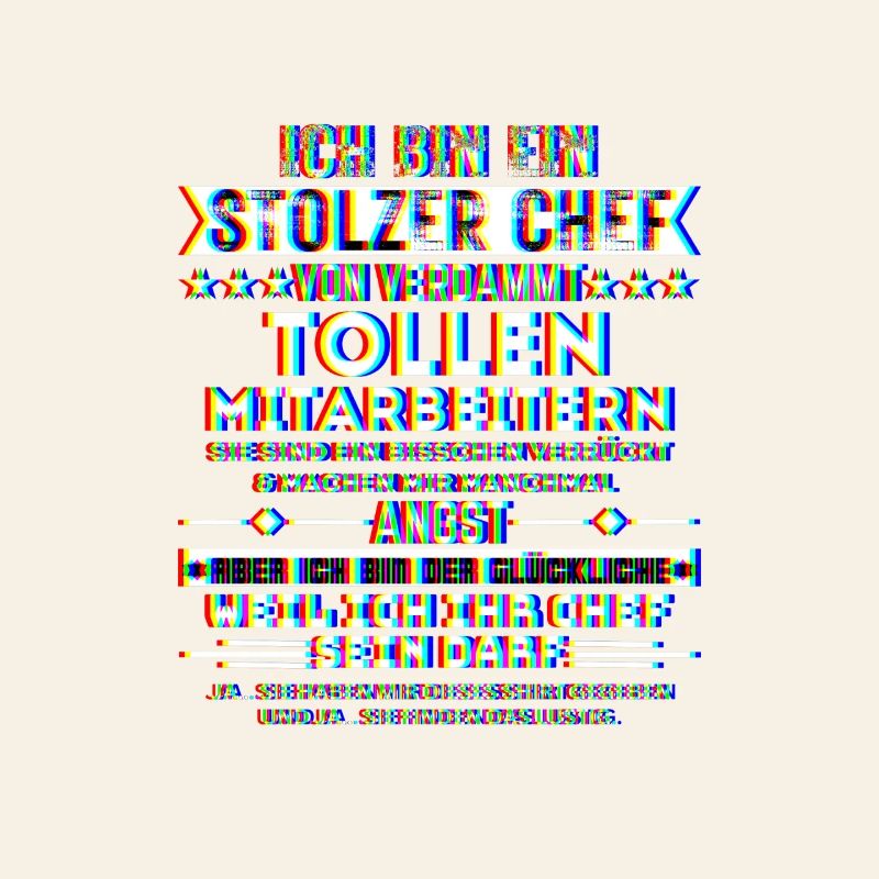 ich bin ein stolzer chef tolle mitarbeiter trippy