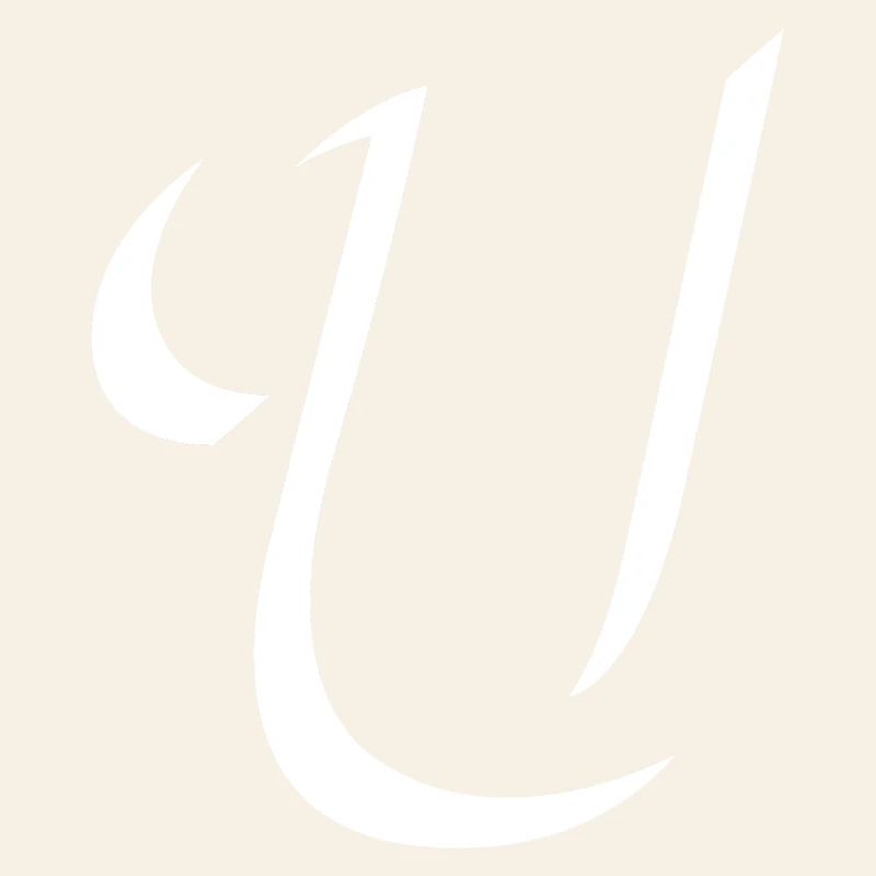Elegant Letter U pattern with dynamic shape