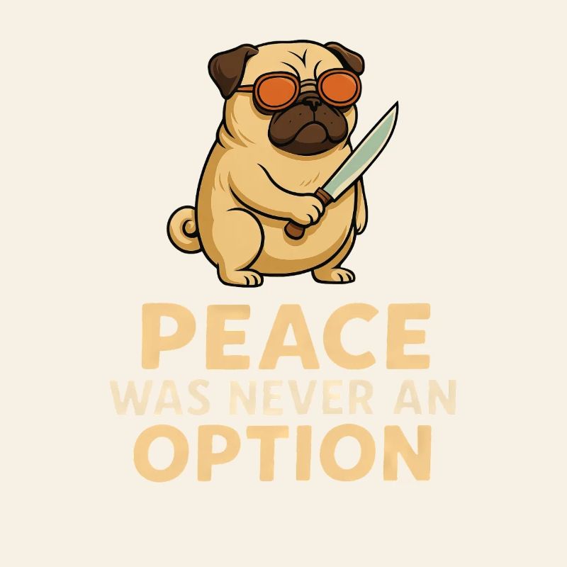 Cool pug cook with sunglasses in the kitchen