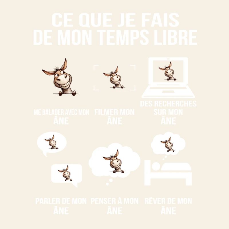 Ce que je fais de mon temps libre Âne