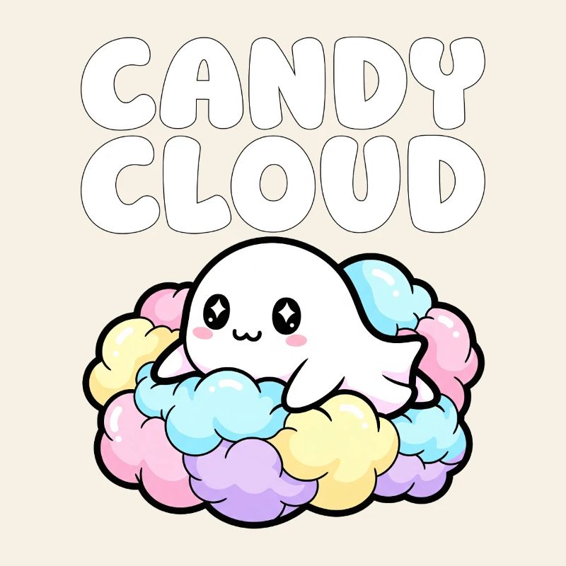 CANDY CLOUD - GHOST HALLOWEEN