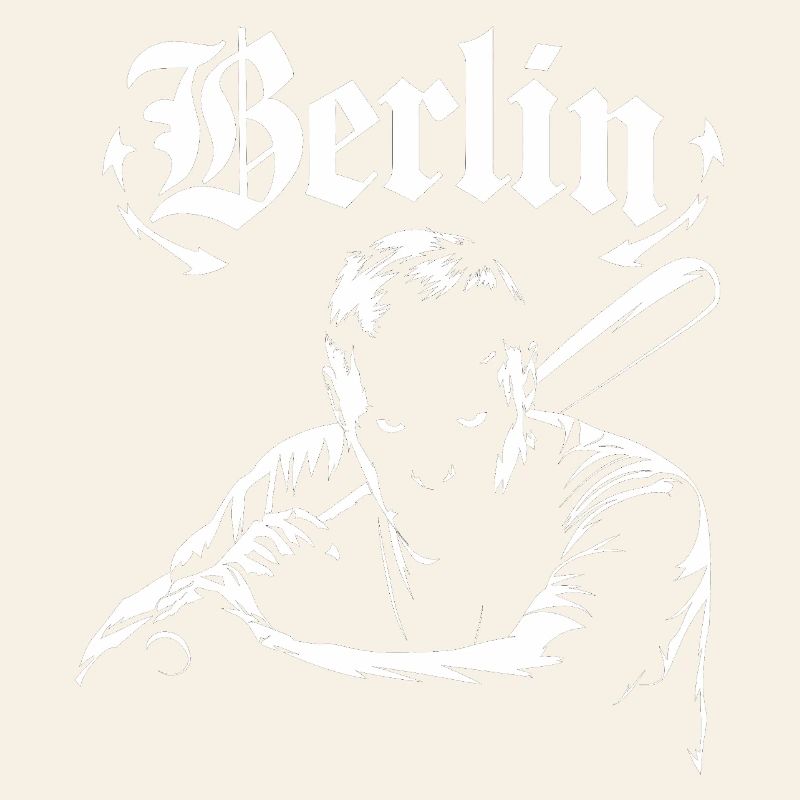 Berlin graphics with shadow effect