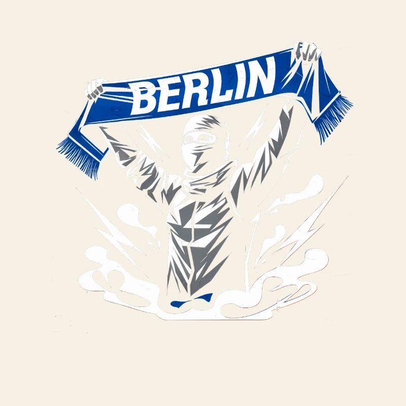 Stylized Neon Graffiti Berlin Scene