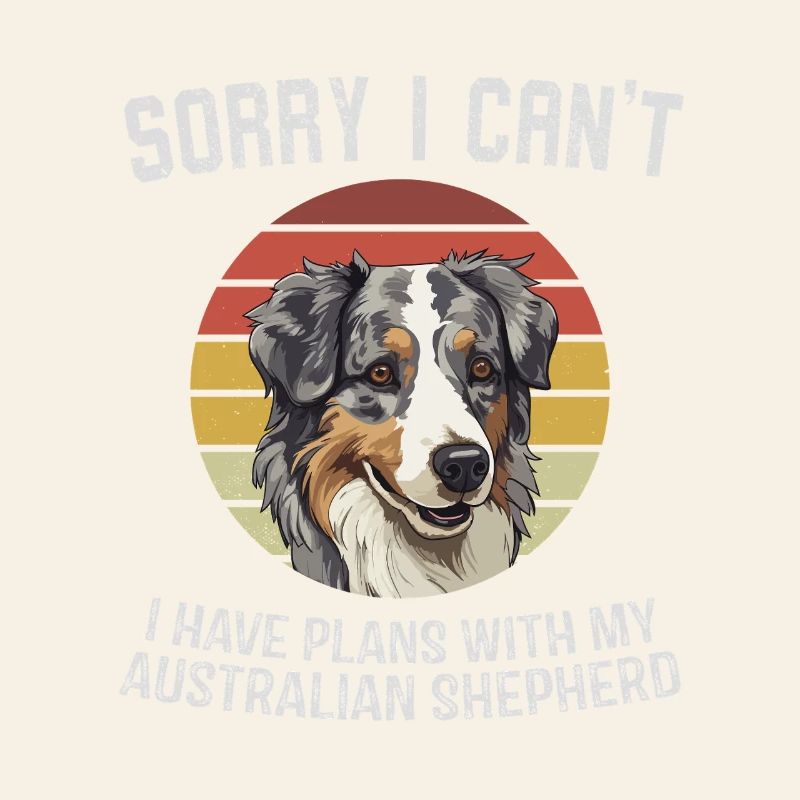 Désolé, je ne peux pas Aussie Shepherd Design