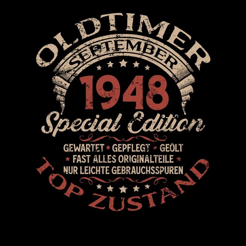 77. Geburtstag Geschenk Oldtimer September 1948