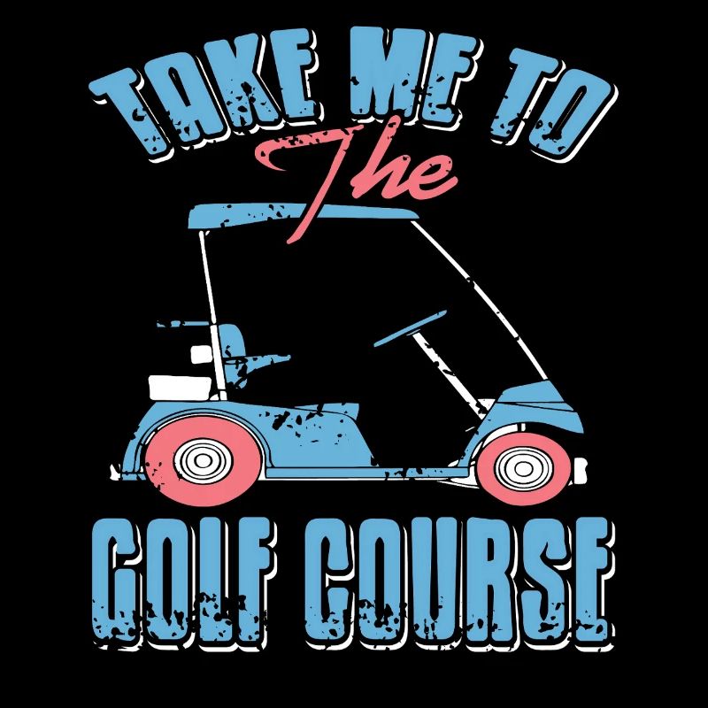 Bold Minimal Golf Bag Silhouette Course Vibe