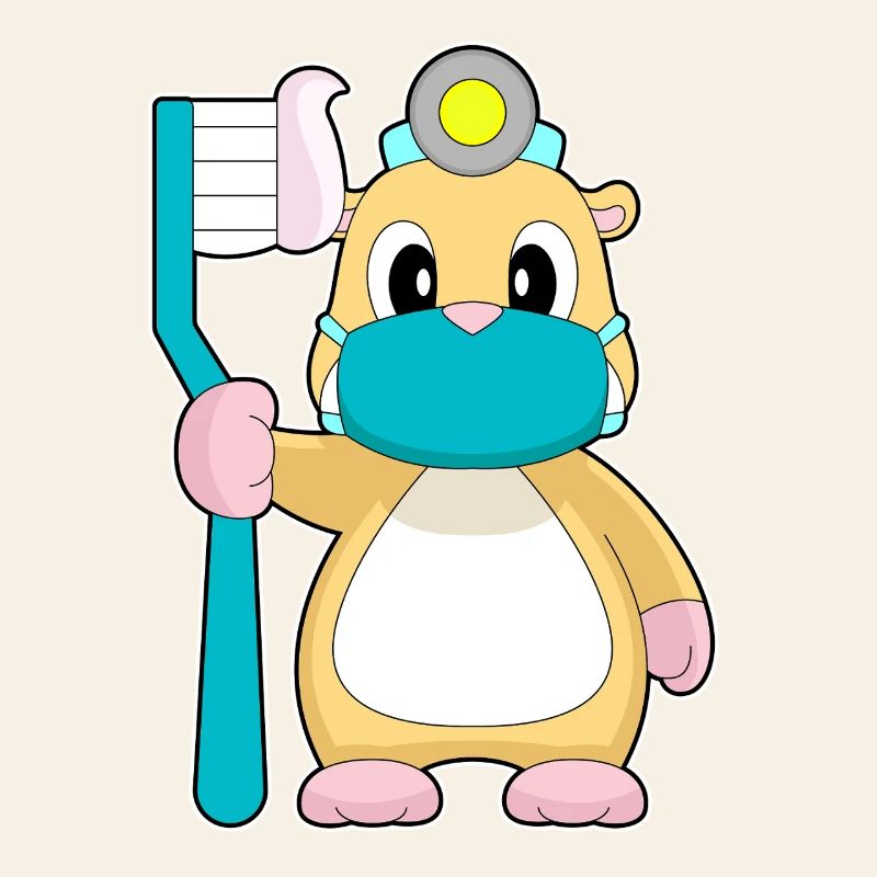 Hamster Dentist Toothbrush