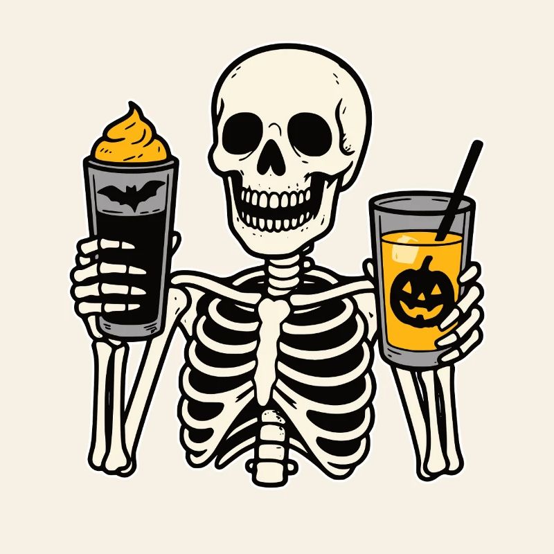 Halloween Skeleton Drinks