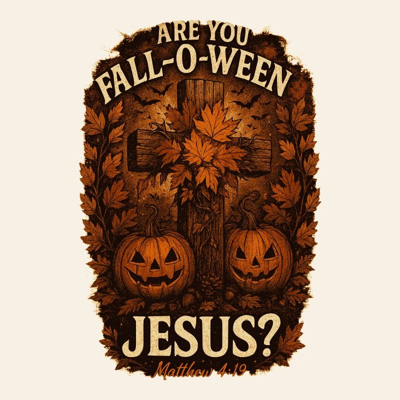 Êtes-vous Fall-O-Ween Jésus Halloween Automne