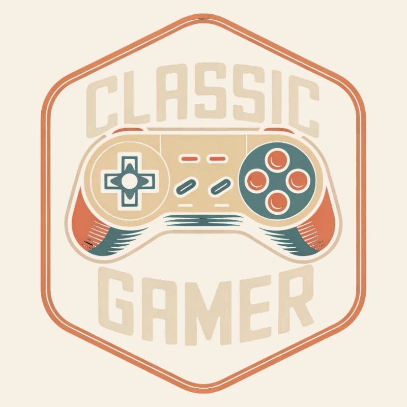 Classic Gamer Retro Controller Nostalgie