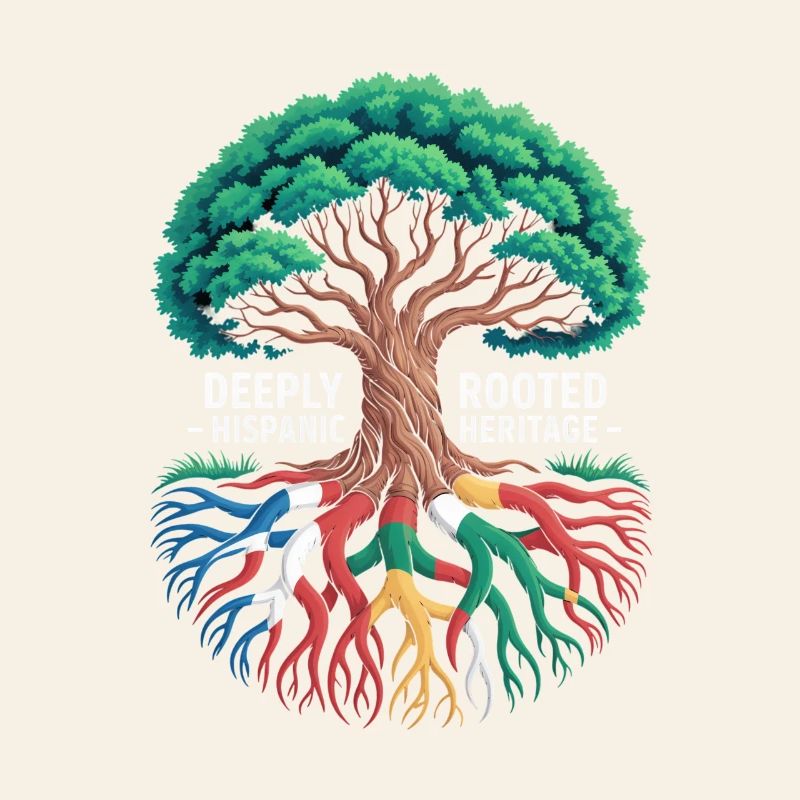 Deeply Rooted Hispanic Heritage Wurzeln Baum