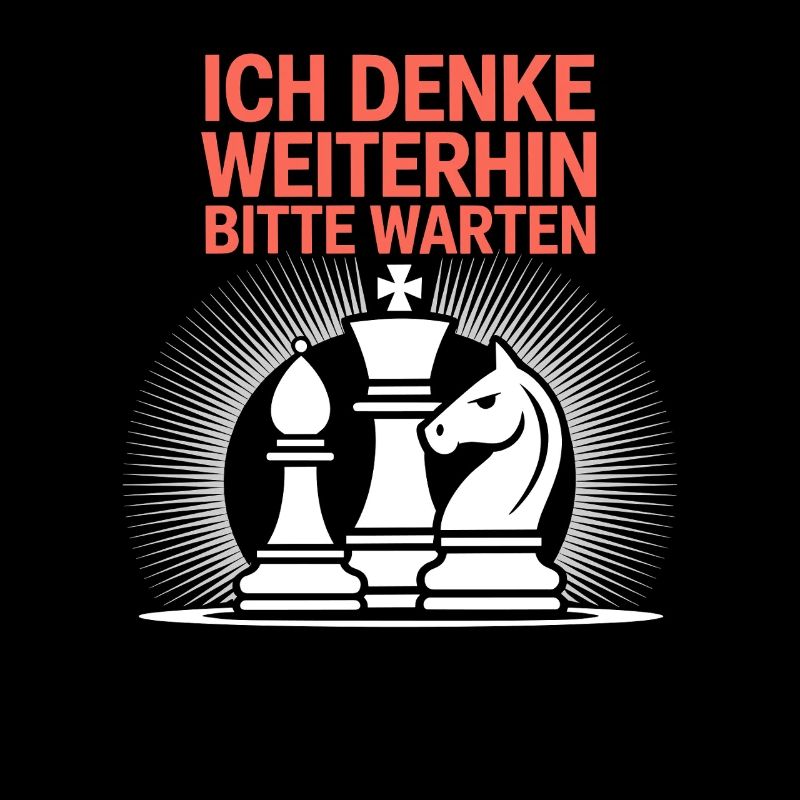 Schachmeister Schachspieler Schach Geschenk