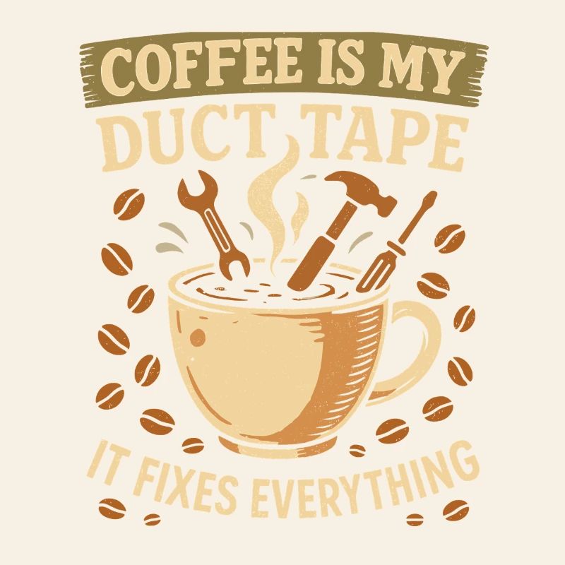 Coffee is my tape that fixes everything