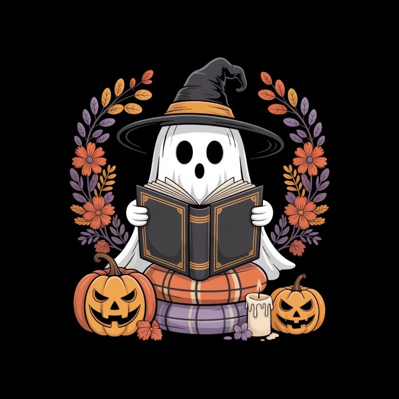 Witch Pumpkin Ghost Reader Design