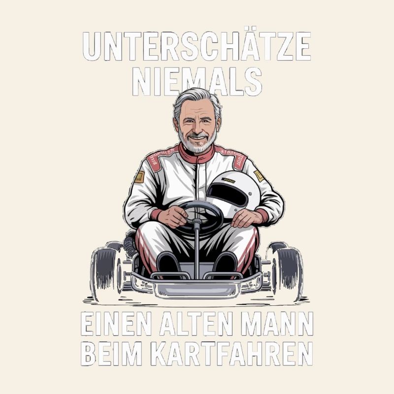 Never underestimate an old man karting