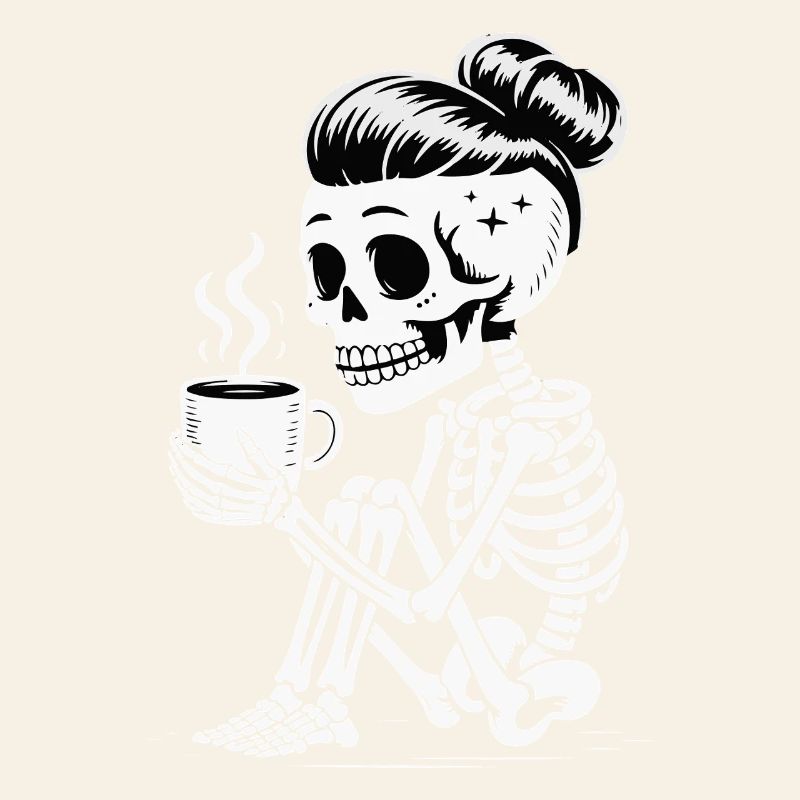 Skeleton Sipper Coffee