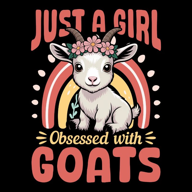 Drôle d’animal de la ferme chèvre